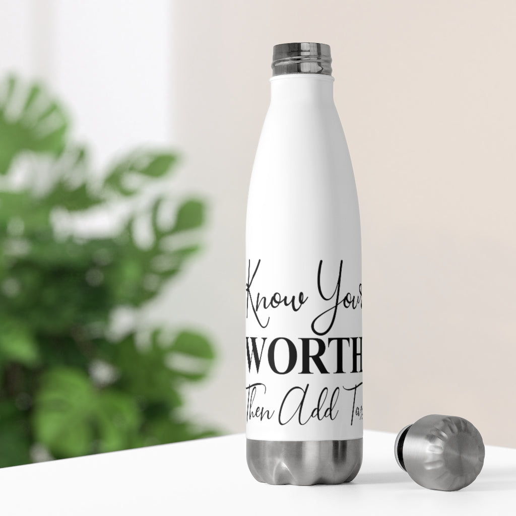 Know Your Worth Insulated Bottle