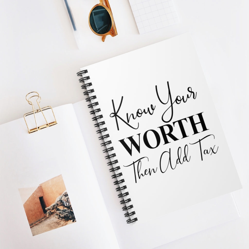 Know Your Worth Journal Notebook
